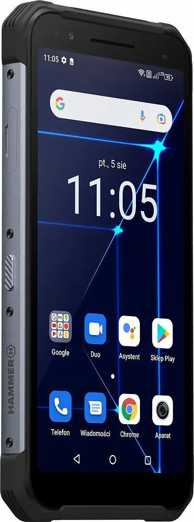 Смартфон Hammer Construction 6/128GB Black Global - фото 2