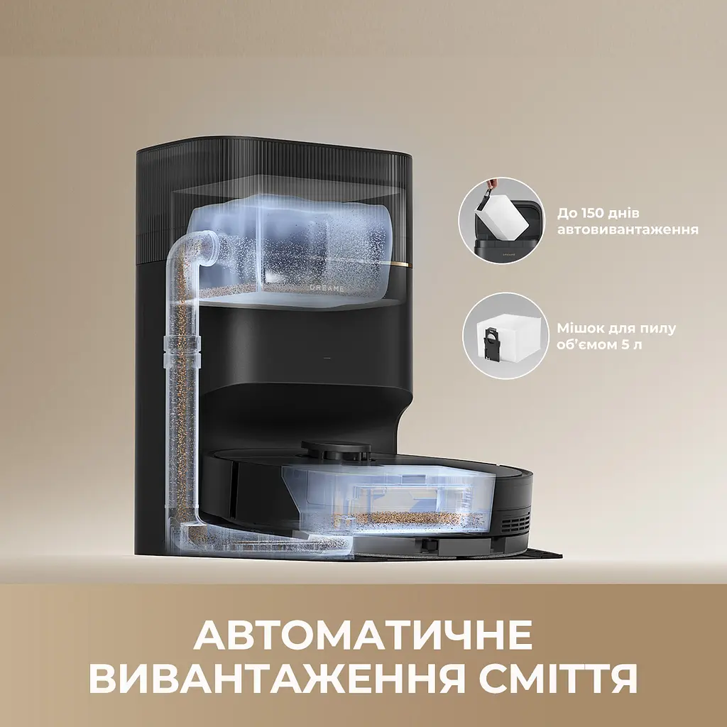 Робот-пилосос Dreame Bot D20 Pro Plus Black - фото 3