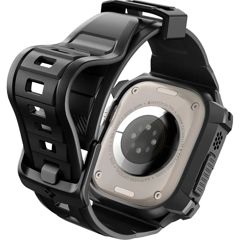 Чохол-ремінець Spigen Rugged Armor Pro для Apple Watch Ultra 49mm Black [ACS05460] [85167] - фото 10
