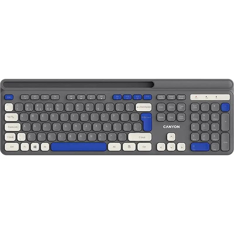 Bluetooth Клавіатура Canyon HKB-W03 Grey (CNS-HKBW03DG) UA