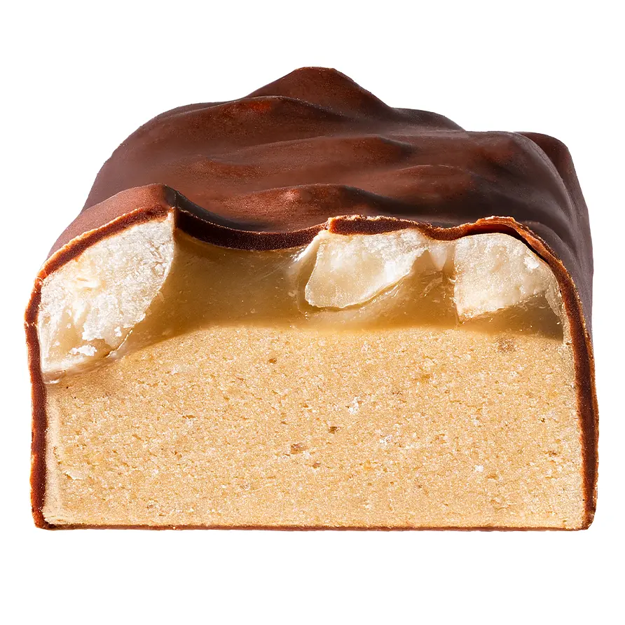 Батончик Fizi Protein Nutty Caramel протеїновий у шоколаді 40 г х 10 шт. шоу-бокс - фото 2
