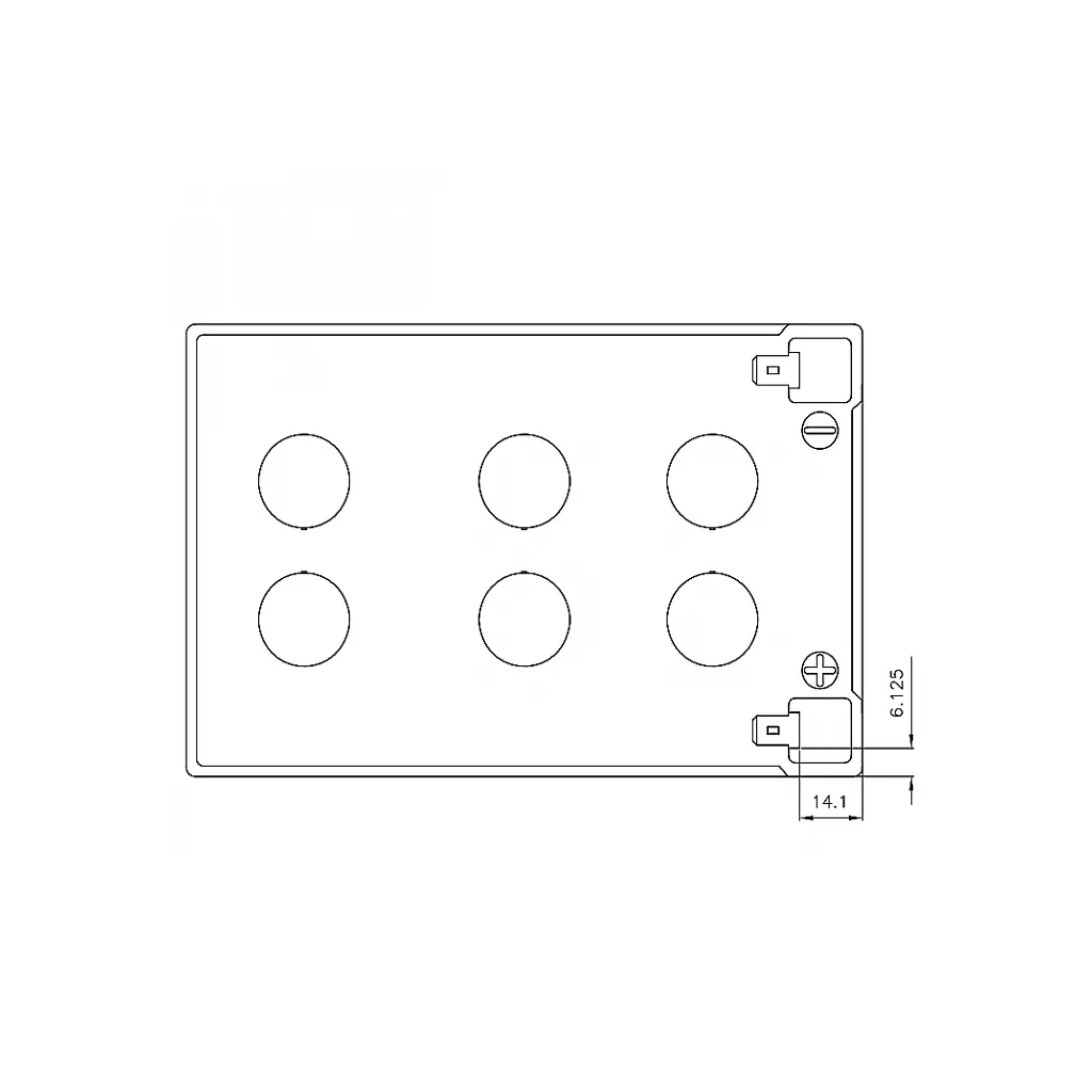 Батарея до ДБЖ CSB 12В 12 Аг (GPL12120 F2) - фото 4