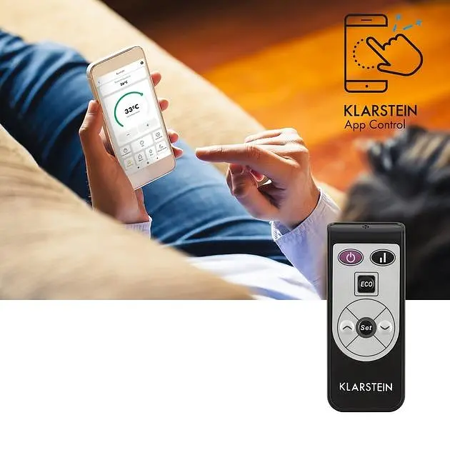 Конвекторный обогреватель Klarstein Bornholm Curved Smart 1000/2000W WiFi (10035238) - фото 6