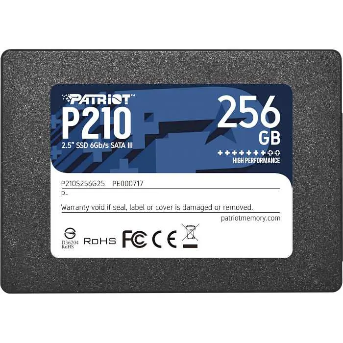 Накопичувач SSD Patriot Sata 2.5" 256Gb P210 240 250 (P210S256G25) Б/в