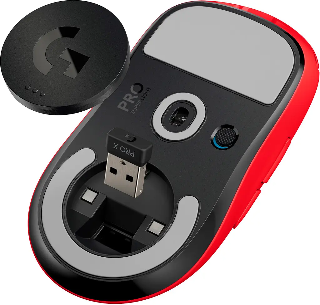 Мышь Logitech G PRO X Superlight Wireless Red [910-006784] [76491] - фото 6