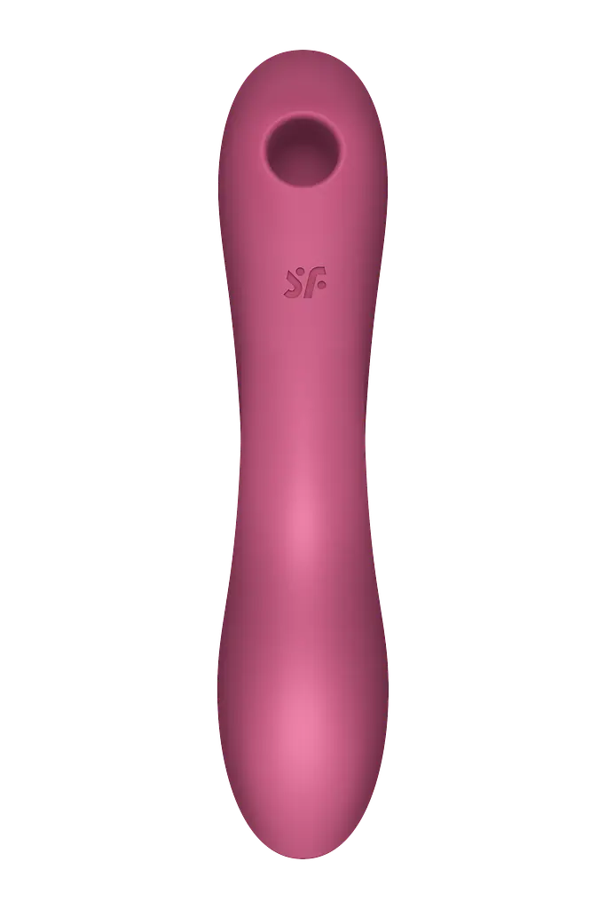 Вібратор Satisfyer Curvy Trinity 3 Вакуумний та стимулятор для точки G, 17.5х5.3 см червоний - фото 7