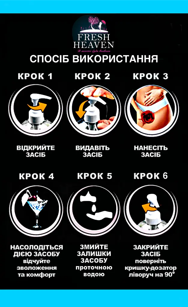 Iнтим-змазка охолоджуюча "Cool Lube" ТМ "Fresh Heaven", 1000 мл блок 4 шт - фото 4