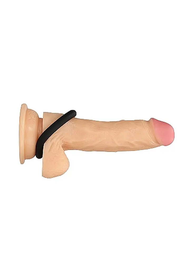 Набір ерекційних кілець ShotsToys Round Cock Ring Set, 3 шт (чорний) - фото 7