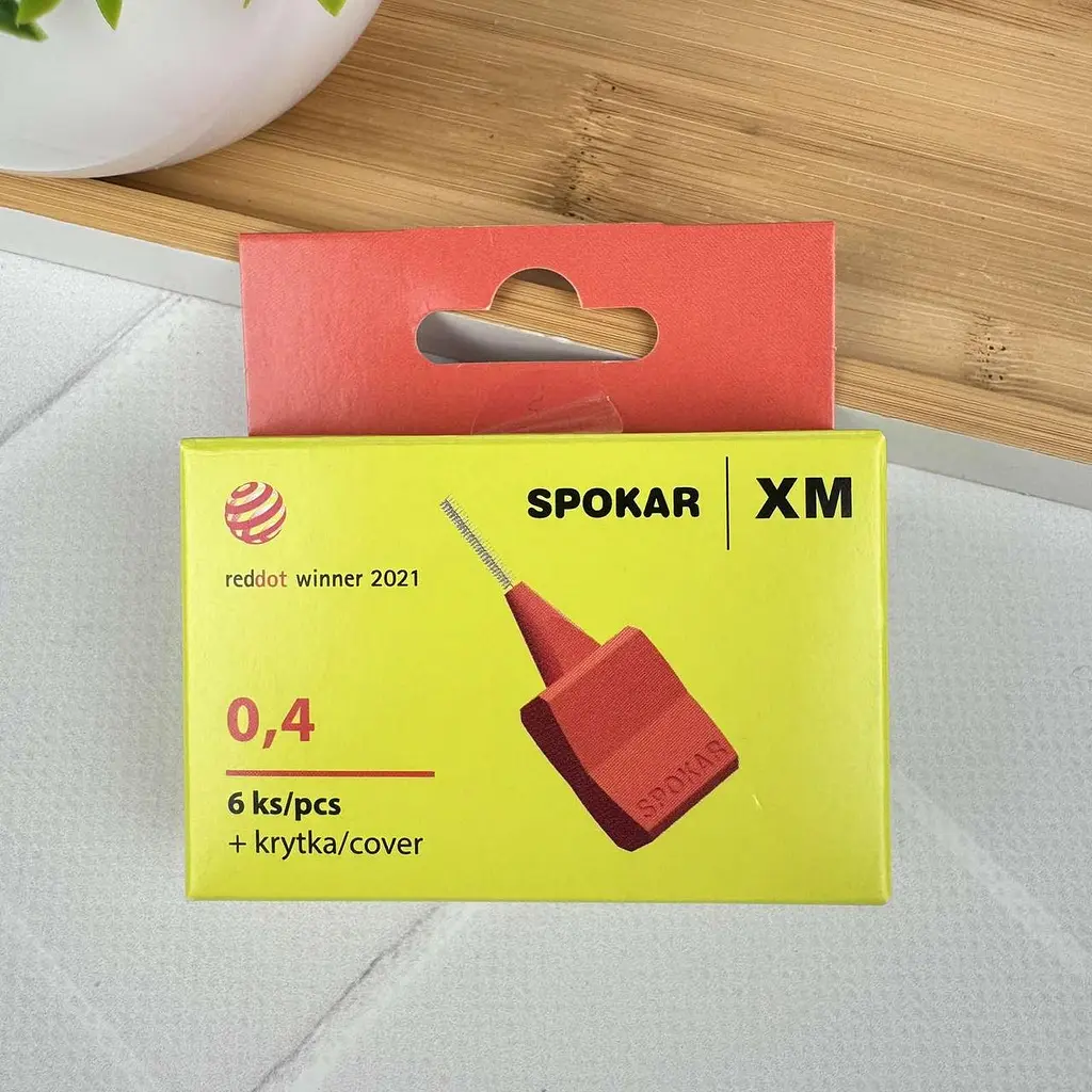 Міжзубні йоршики кутові Spokar XM 0.4mm, 6 шт