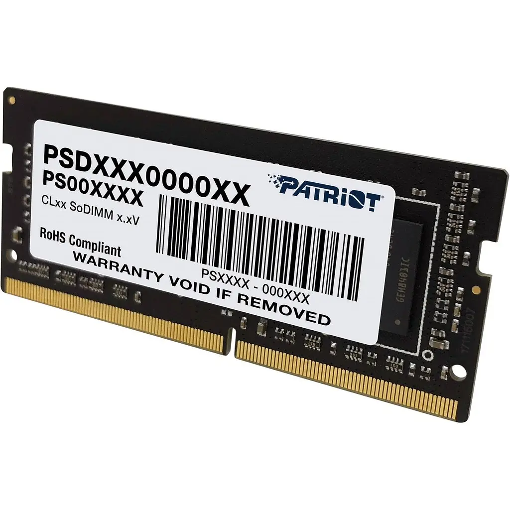 Модуль пам'яті SO-DIMM DDR4 Patriot Signature Line 8 ГБ 3200 МГц (PSD48G320081S) [175579] - фото 3