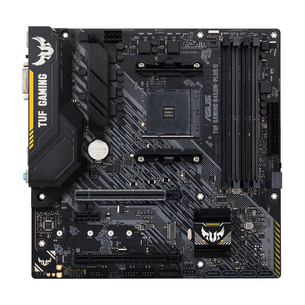 Материнська плата Asus B450M-Plus II TUF Gaming Socket AM4 (TUF GAMING B450M-PLUS II) - фото 5