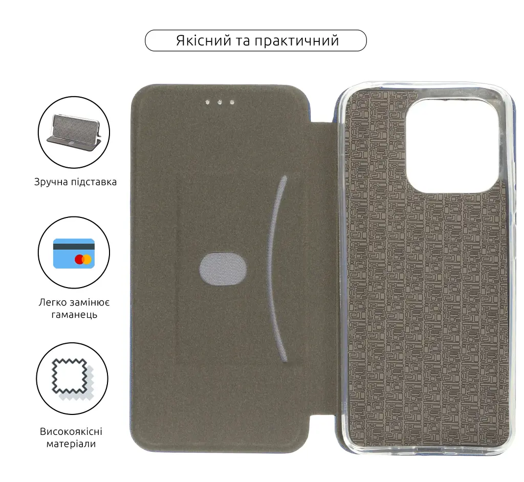 Чохол-книжка ArmorStandart G-Case для Xiaomi Redmi 12С / 11A Blue - фото 3