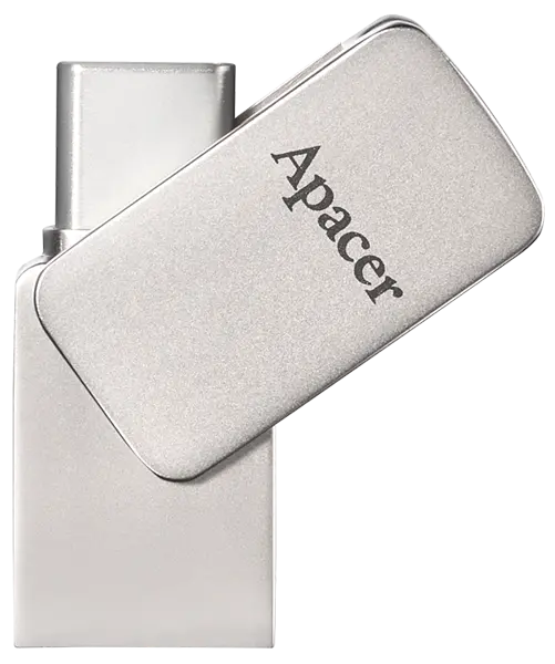 Flash Drive Apacer AH181 64GB Type-C Mobile USB 3.2 Silver - фото 2