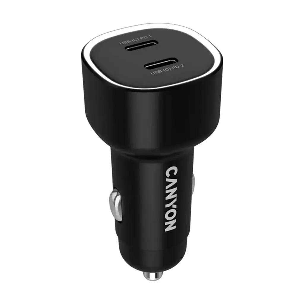 Зарядное устройство для Canyon 2xUSB-C PD60W black (CNE-CCABR3CC) - фото 4