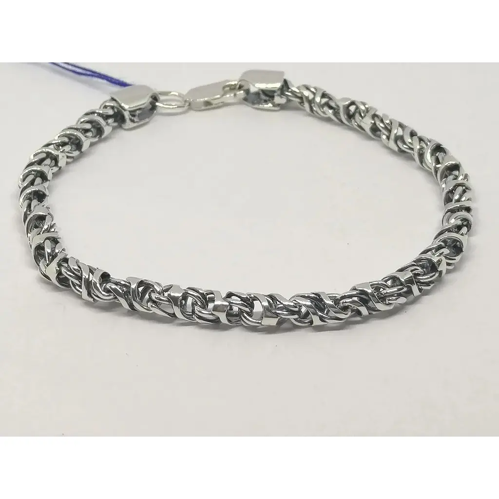 Срібний браслет Стерлінг 9 (Фантазійне). 51901 19,5 - фото 2