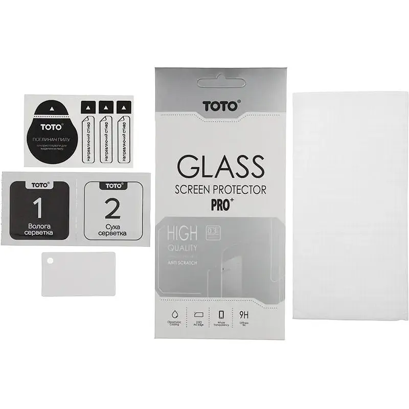 Захисне скло Toto Hardness Tempered Glass 0.33 mm 2.5D 9H Samsung Galaxy A20/A30/A50 - фото 4
