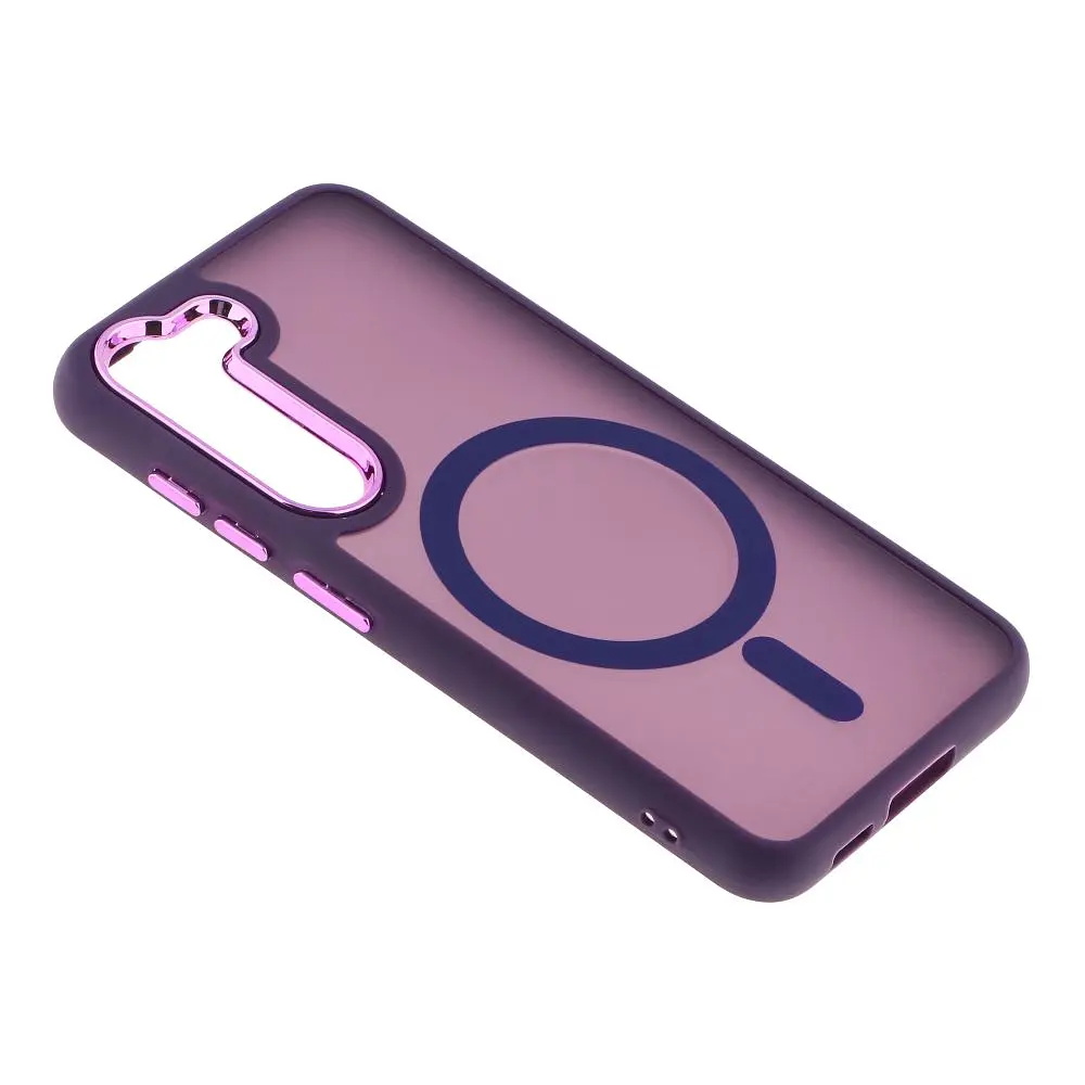 Чохол TPU Space Magnetic Color with Magsafe Samsung Galaxy S23+ 5G Dark Purple (35376_3345913) - фото 5