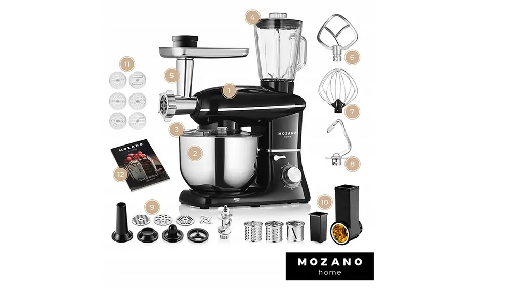 Кухонний комбайн Mozano 5в1 Kitchen Assistent 2300 Вт + насадка для виготвлення пасти - фото 3