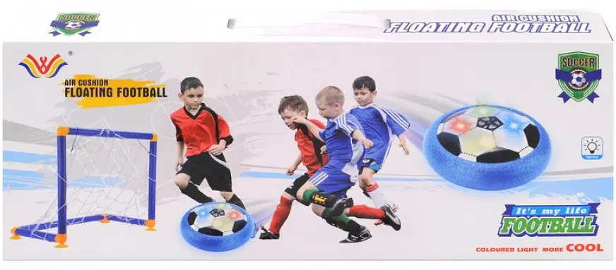 Аерофутбольний набір Hover Ball зі світлодіодним підсвічуванням і воротами на присосках - фото 6
