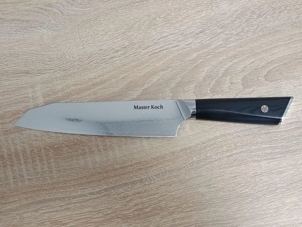 Ніж сантоку 20 см Damascus DK-LKB 5004 VG-10 дамаська сталь 67 шарів - фото 3