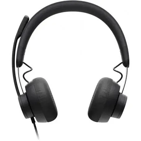 Дротова гарнітура Logitech Zone Wired USB + Type-C стерео чорна (981-000870) - фото 2