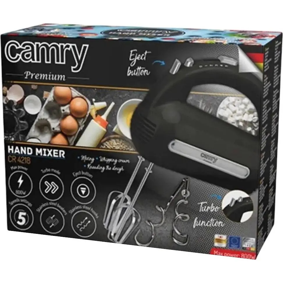 Миксер + крючки для теста Camry CR 4218 - фото 6