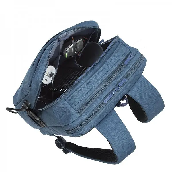 Рюкзак для ноутбука 17.3 Rivase 8365 Blue - фото 6
