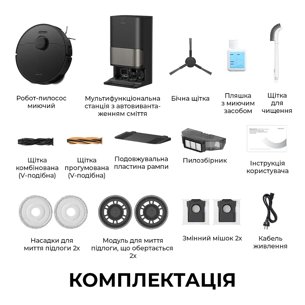 Робот-пылесос моющий Dreame Bot L40s Pro Ultra Black - фото 13