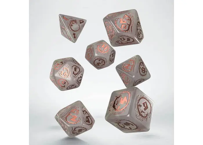 Набор кубиков Dragons Dice Set: Quartz , 7 шт. (SDRA09) - фото 2