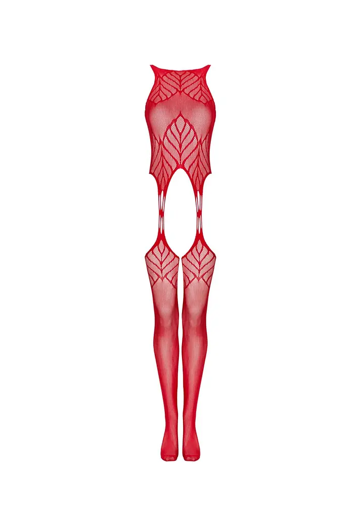 Бодістокінг Obsessive N122 S/M/L червоний - фото 5