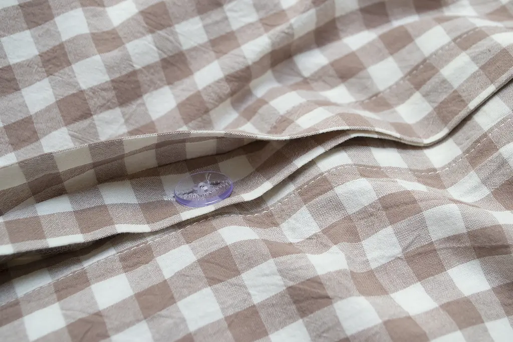 Постельное белье Lotus Home - Checked Gingham кофе семейный - фото 6