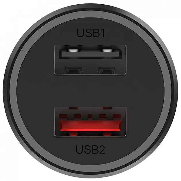 Автомобільний зарядний пристрій XiaomiCar Charger 2 QC 3.0 37W CC06ZM (GDS4131CN) - фото 5