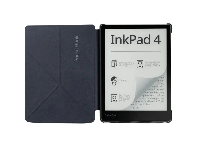 Обкладинка-підставка для електронної книги PocketBook 743 Origami Cover black (H-SO-743-K-WW) - фото 3