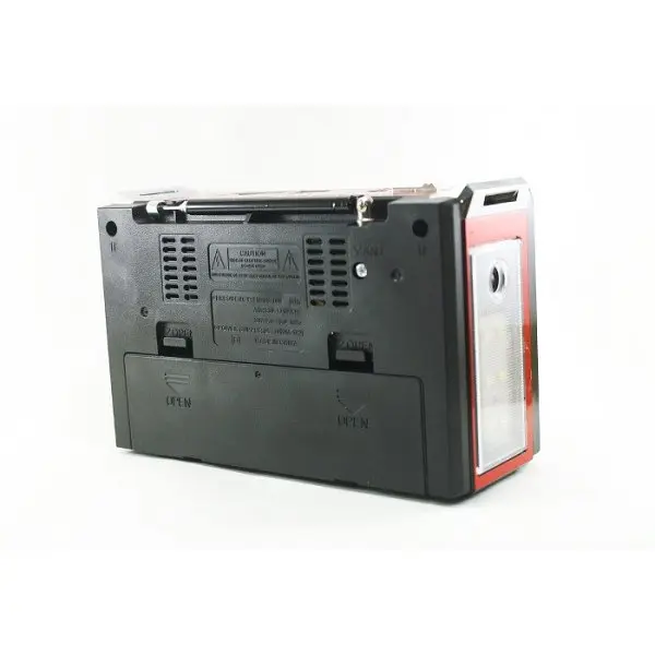 Радіоприймач GOLON з блютозом RX-382BT USB+SD Червоний - фото 5