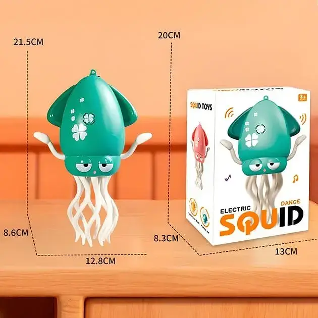 Інтерактивна іграшка Танцюючий кальмар Dance Squid DT-505 з музикою та LED-підсвіткою - фото 6
