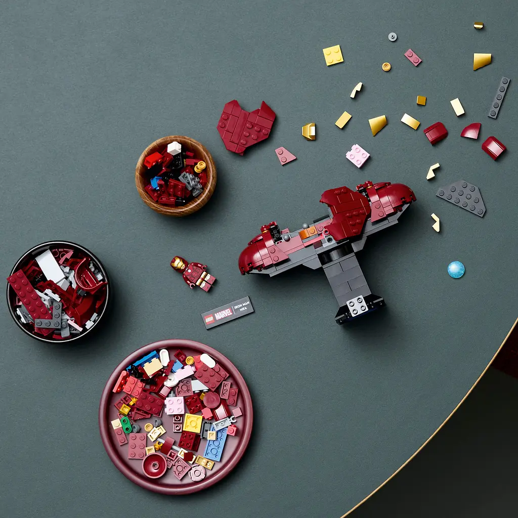 Конструктор LEGO Super Heroes Marvel Бюст Железного Человека MK4, 436 деталей (76327) - фото 16