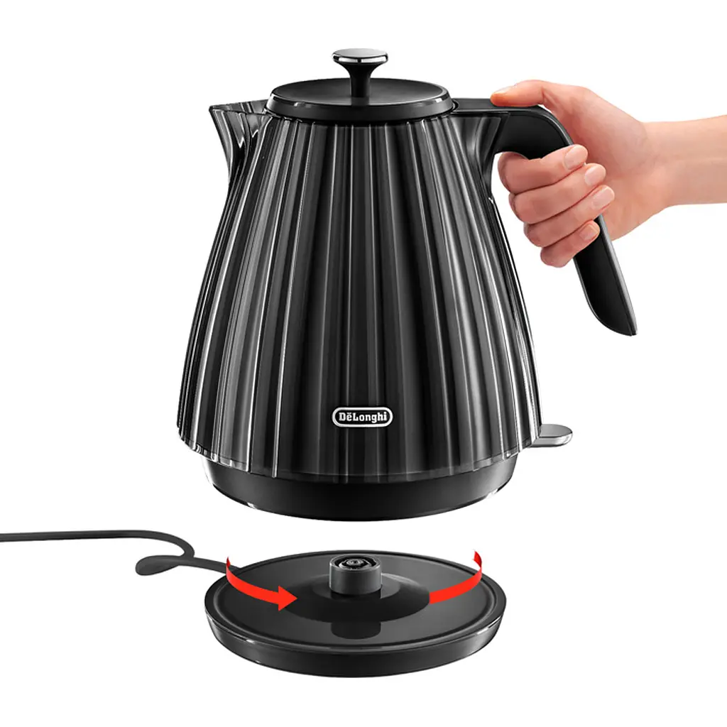 Електрочайник DeLonghi Ballerina KBD 2001 BK [120074] - фото 4