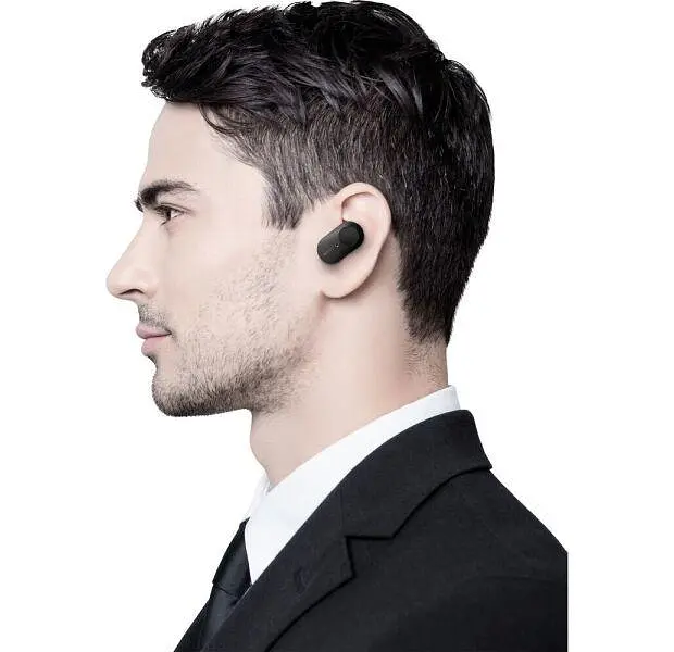 Бездротові навушники Bluetooth навушники TWS Sony WF-1000XM3B Headphones Black Bluetooth 5.0 - фото 4