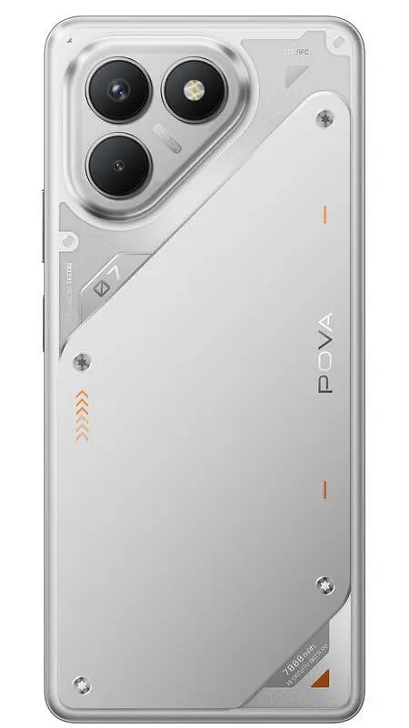 Смартфон Tecno Pova 7 Neo LJ6 8/128Gb Magic Silver 4894947084263 UA UCRF - фото 2