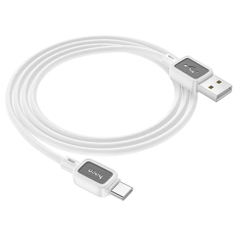 Дата кабель Hoco X108 Benefit USB to Type-C 3A (1m) White - фото 2