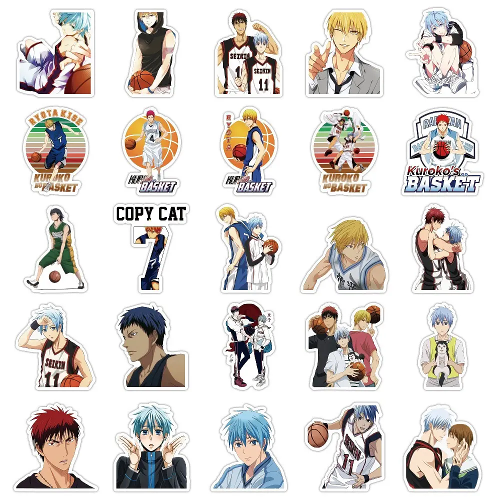 Стікерпак Баскетбол Куроко Набір наклейок GeekLand Kuroko's Basketball 50 штук - фото 3