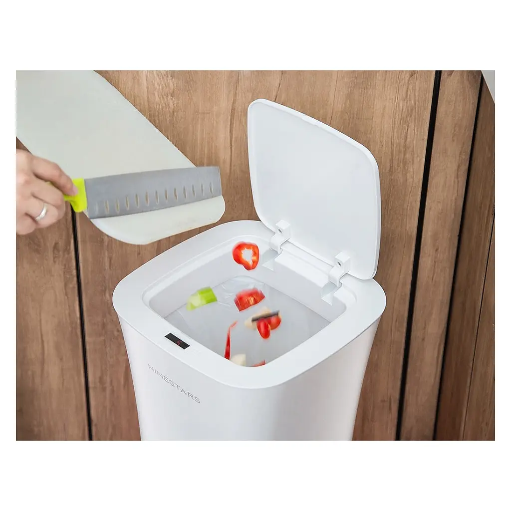 Контейнер для сміття Xiaomi Ninestars Waterproof Induction Trash White (DZT-10-11S) - фото 4