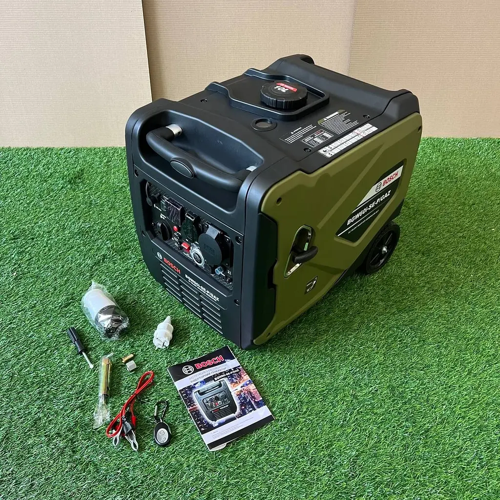 Інверторний Двопаливний генератор-чемодан з колесами Bosch BGW60i-SE-P/GAZ (4.5/5.0 кВт) +Електростартер - фото 6