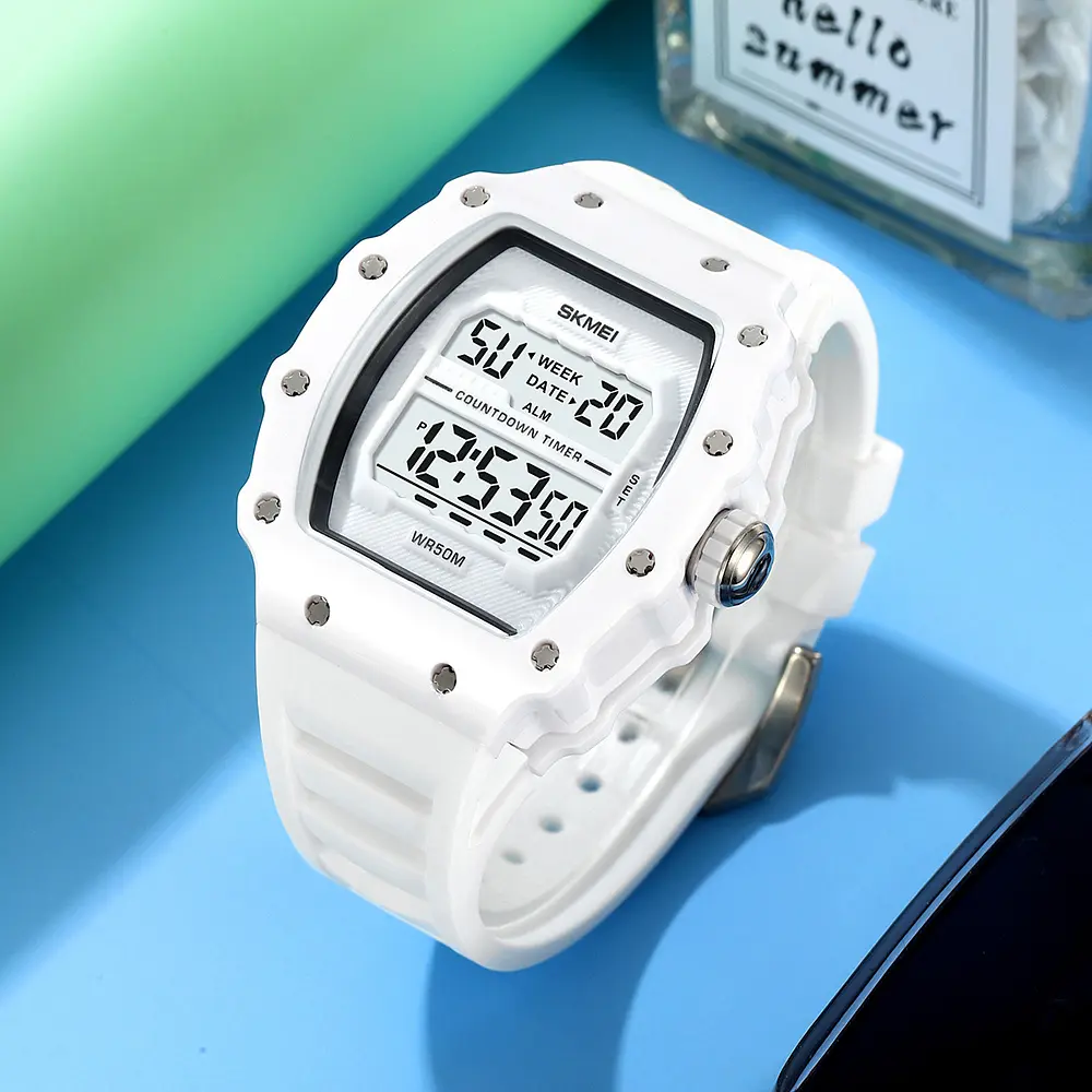 Чоловічий наручний годинник 2296WT White Skmei acs0030041 - фото 5