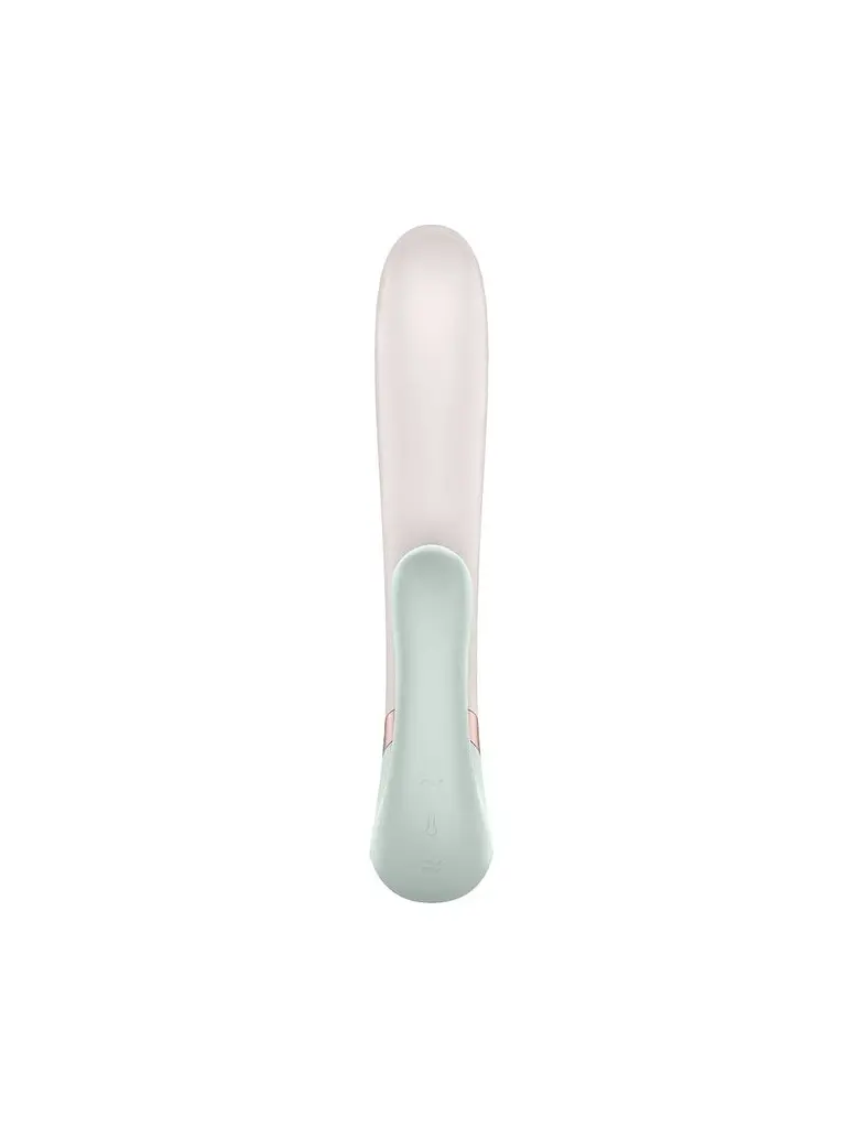 Смарт вібратор-кролик із підігрівом Satisfyer Heat Wave Mint - фото 3