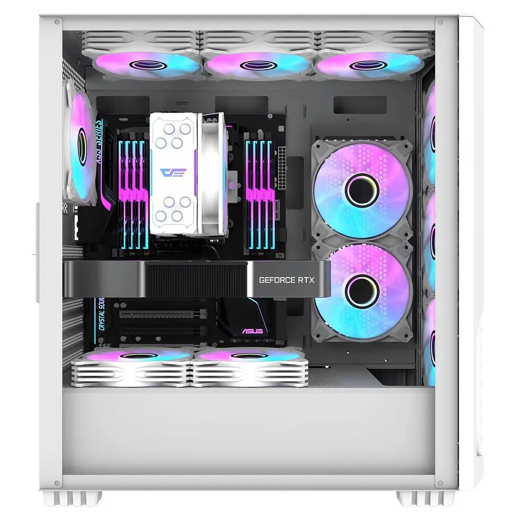 Кулер для процесора Darkflash Storm Z4 Pro Mist White (Z4 PRO MIST WHITE) - фото 7