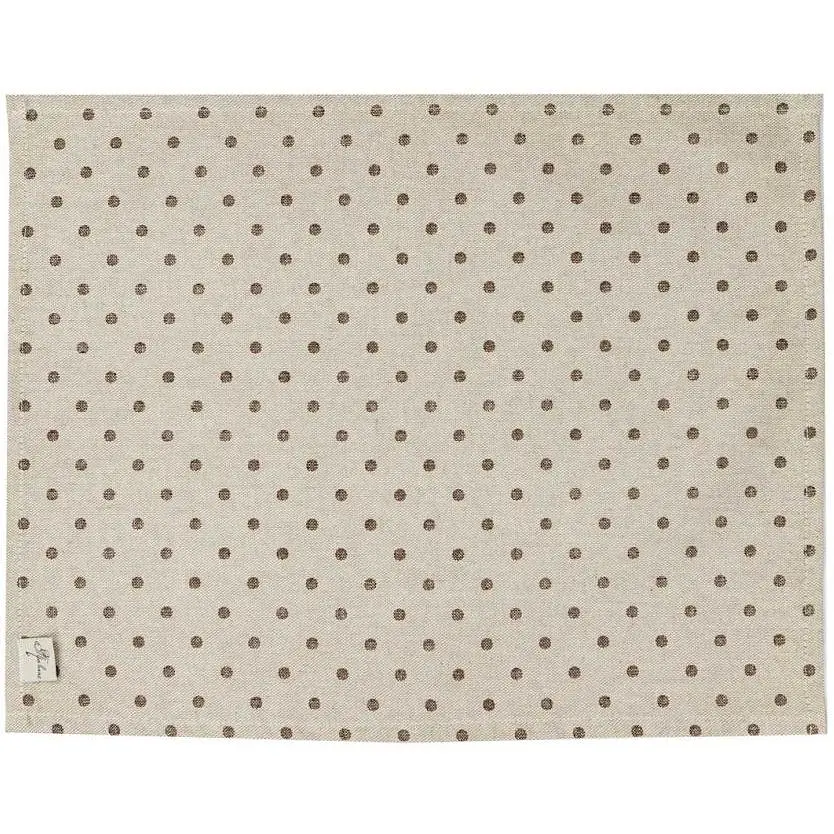 Салфетка сервировочная Прованс Хозяйка Горох 45х35 см коричневая (31530) - фото 2