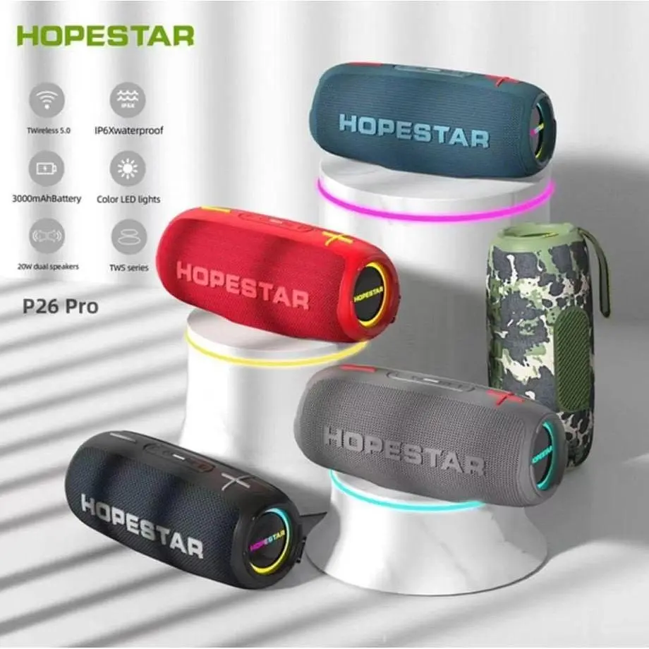 Портативна акустика Hopestar P26 Pro 20W Black [171999] - фото 4