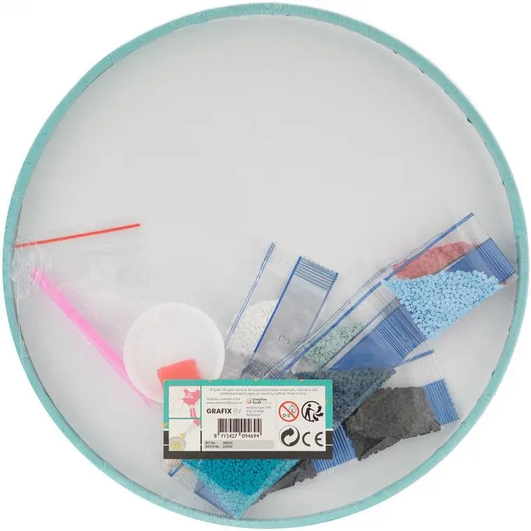 Алмазная картина Grafix Мандала синяя 30 см (260016_2) - фото 2