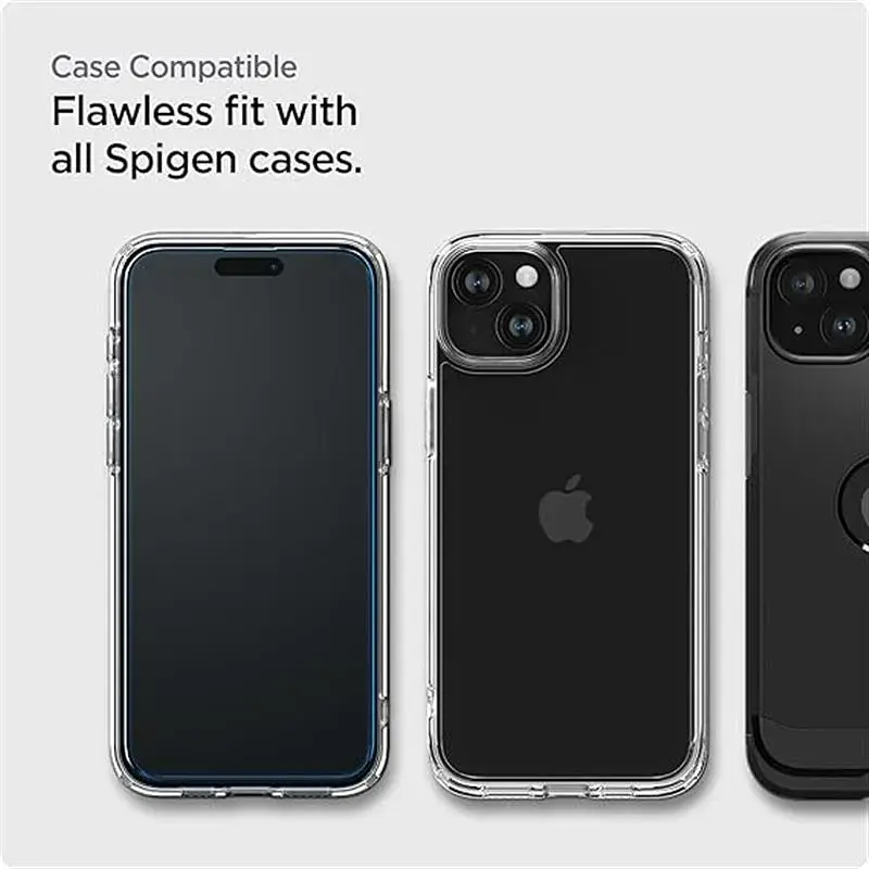 Захисне скло Spigen Glas.tR AlignMaster FC для Apple iPhone 15, Black, 2шт (AGL06906) - фото 4
